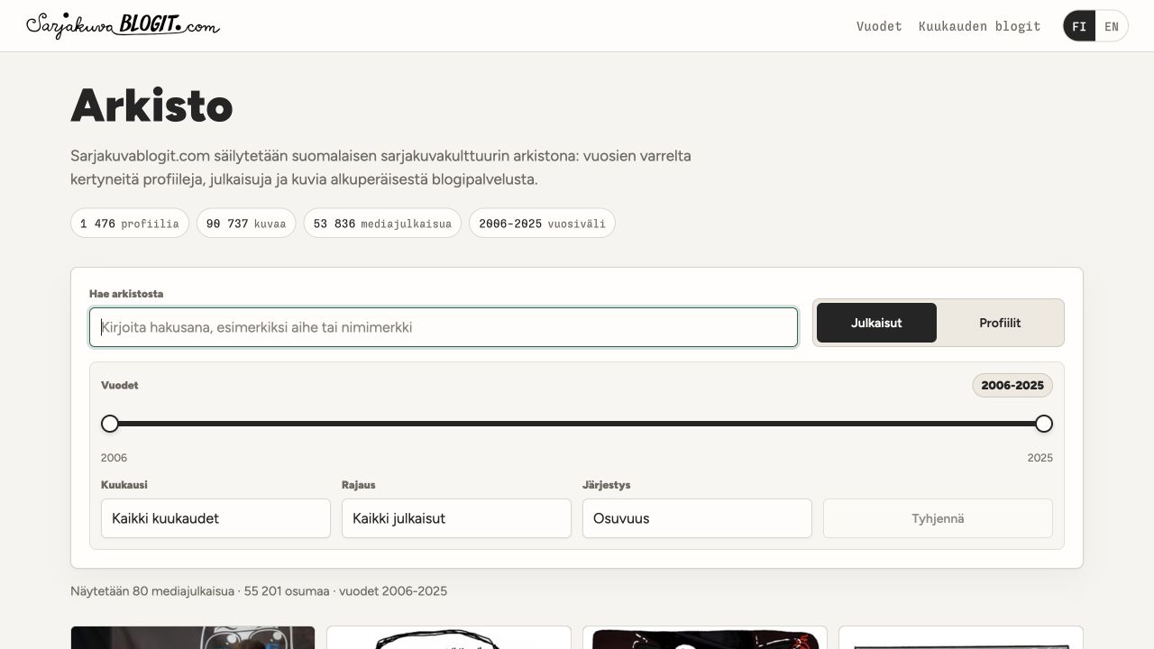 Sarjakuvablogit