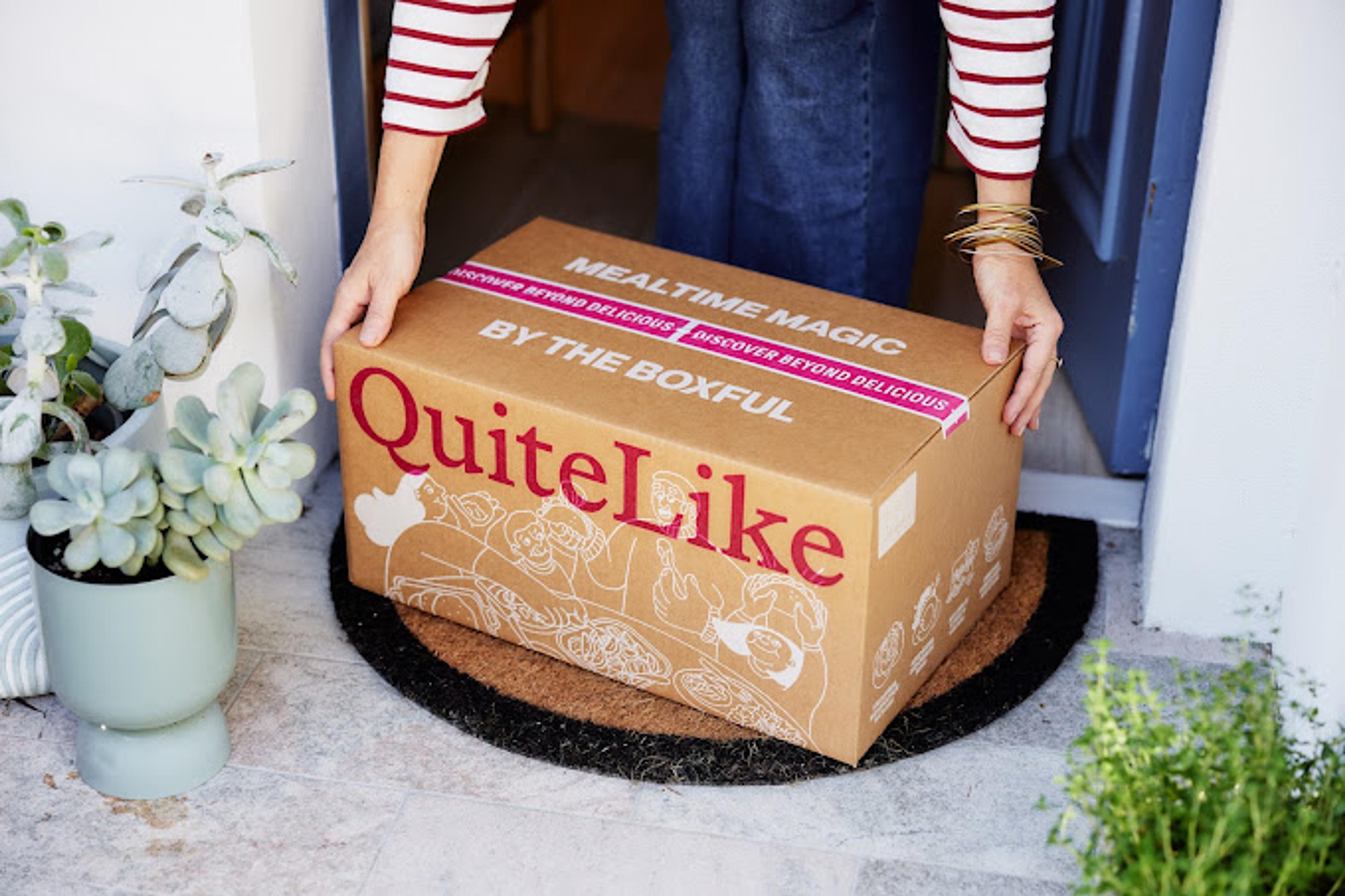 Box delivered on doorstep