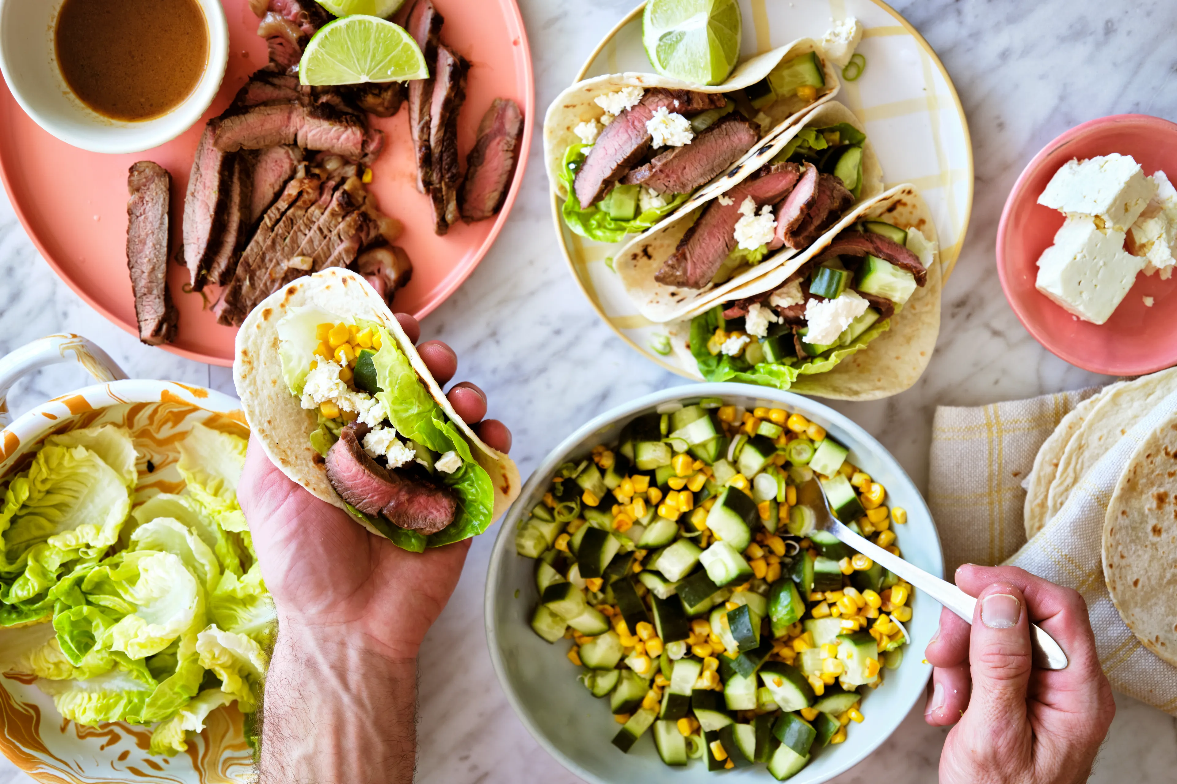 Mild Chipotle Butter Steak Tacos