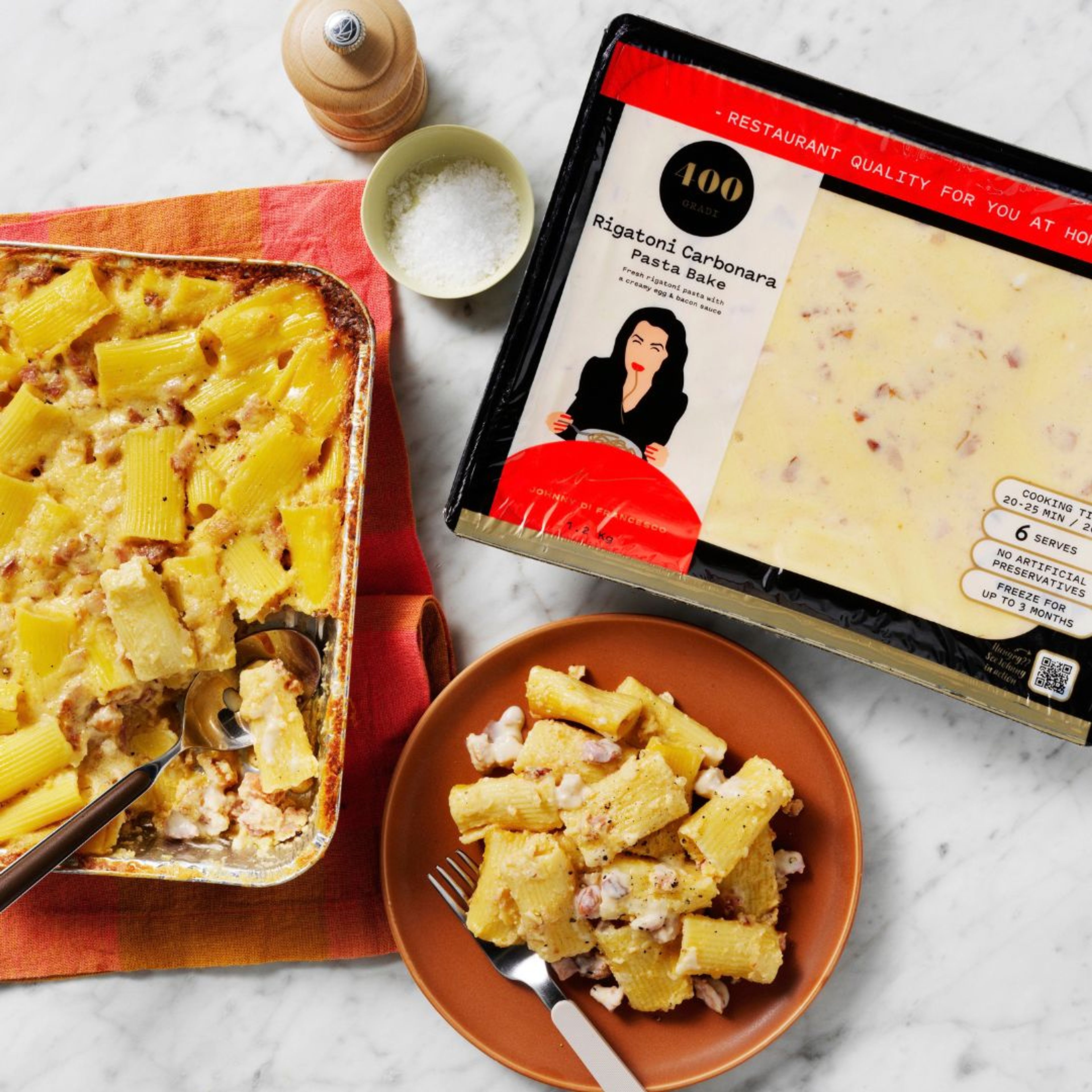 Rigatoni Carbonara