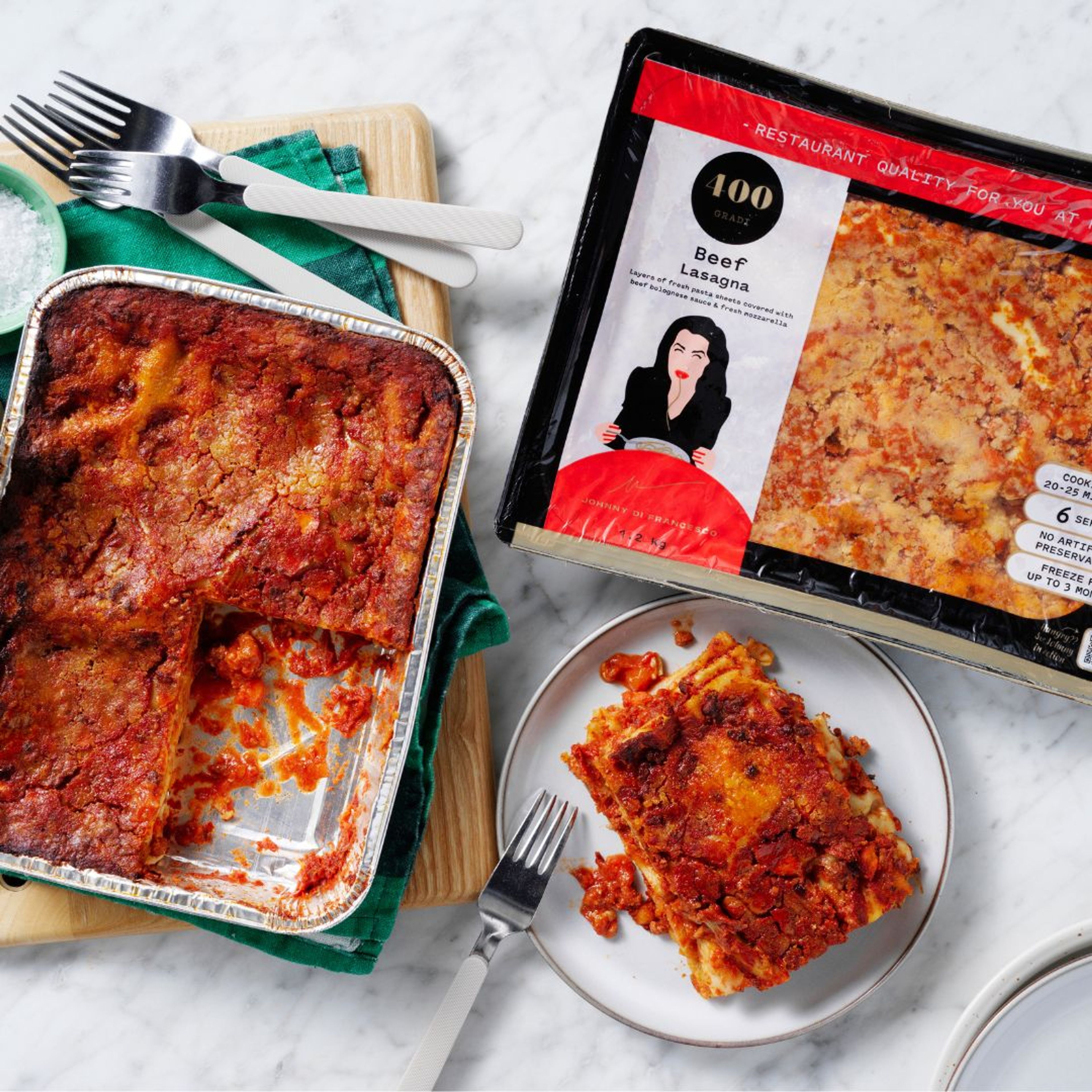 400 gradi beef lasagna