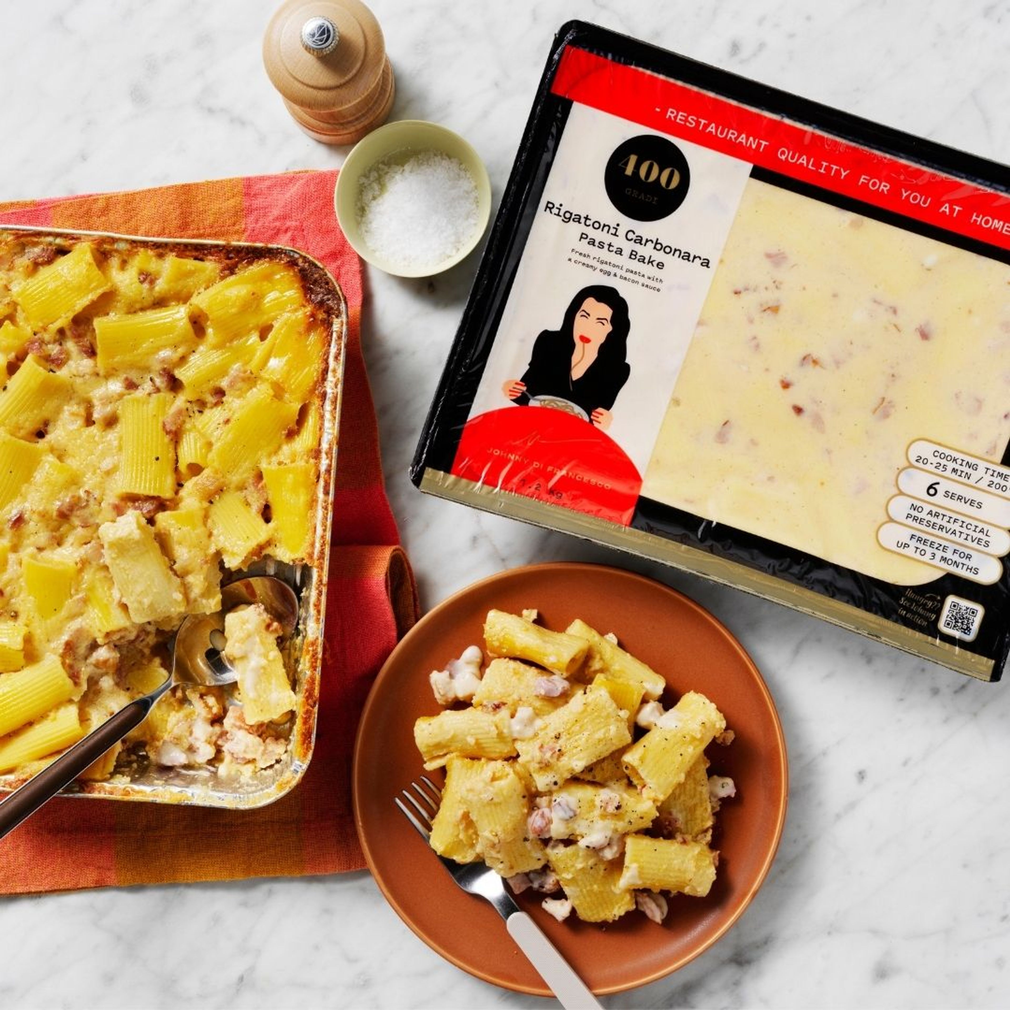 rigatoni carbonara