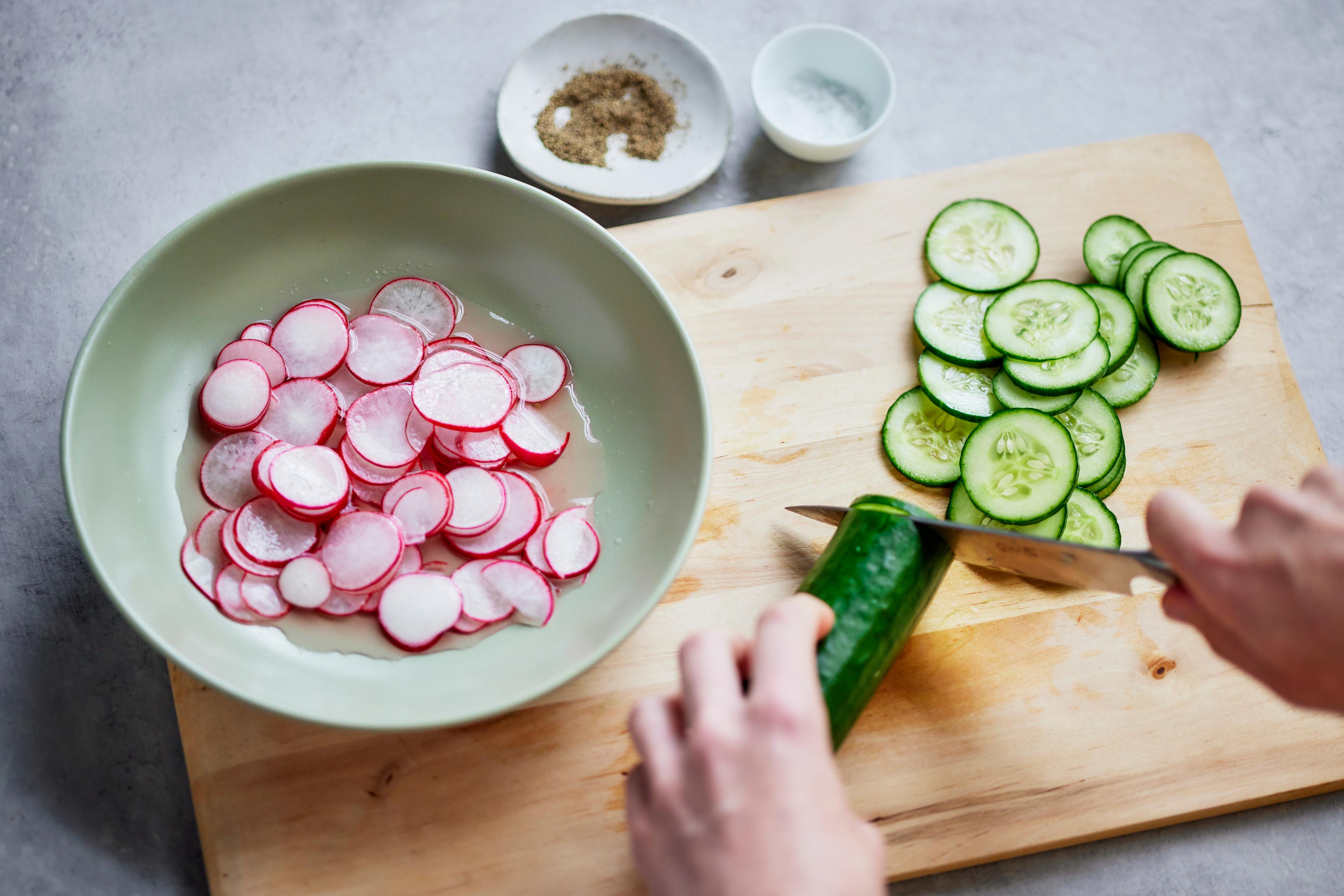 lightly pickled vegetables
