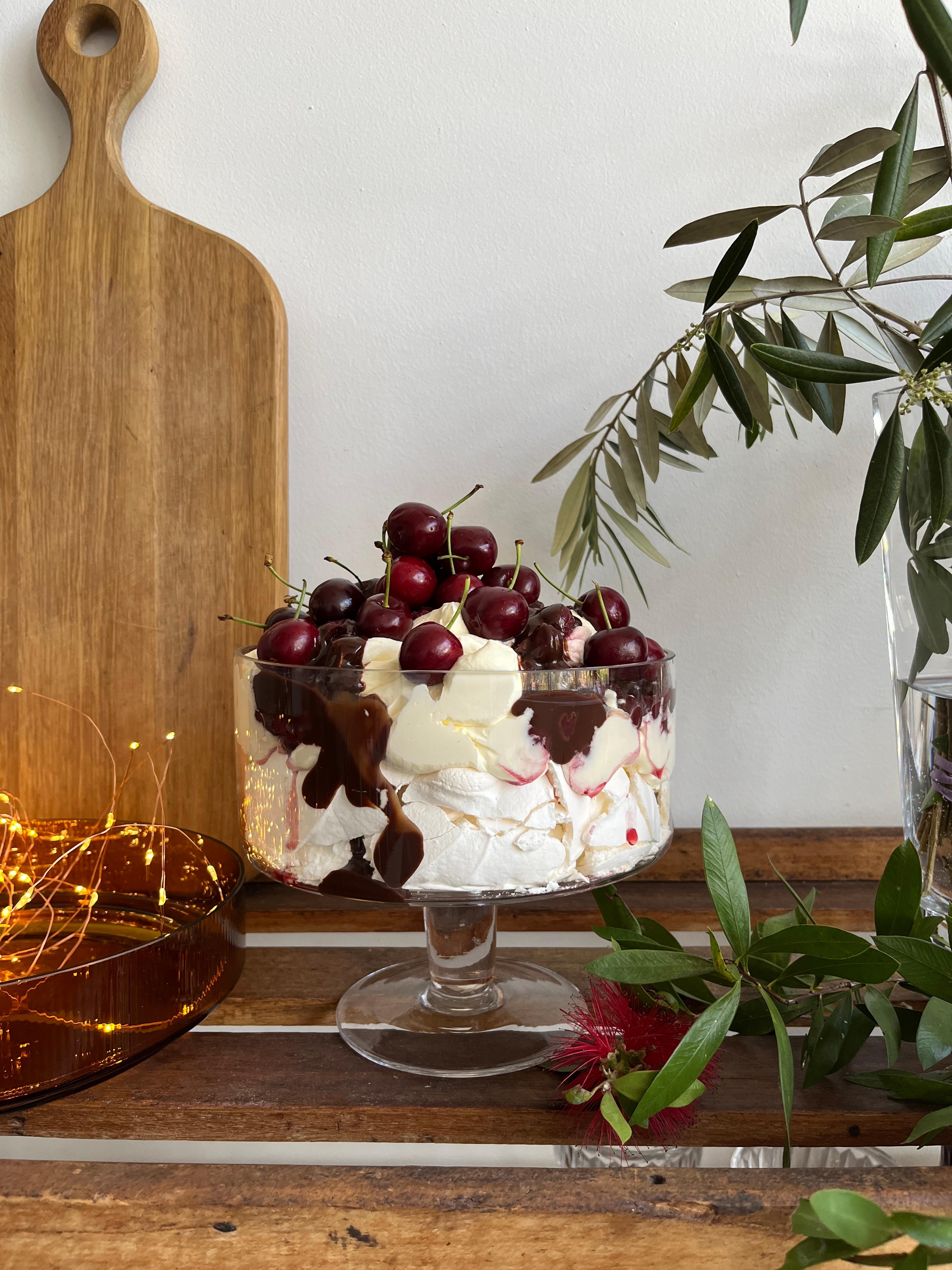 Choc Cherry Broken Pav Eton Mess