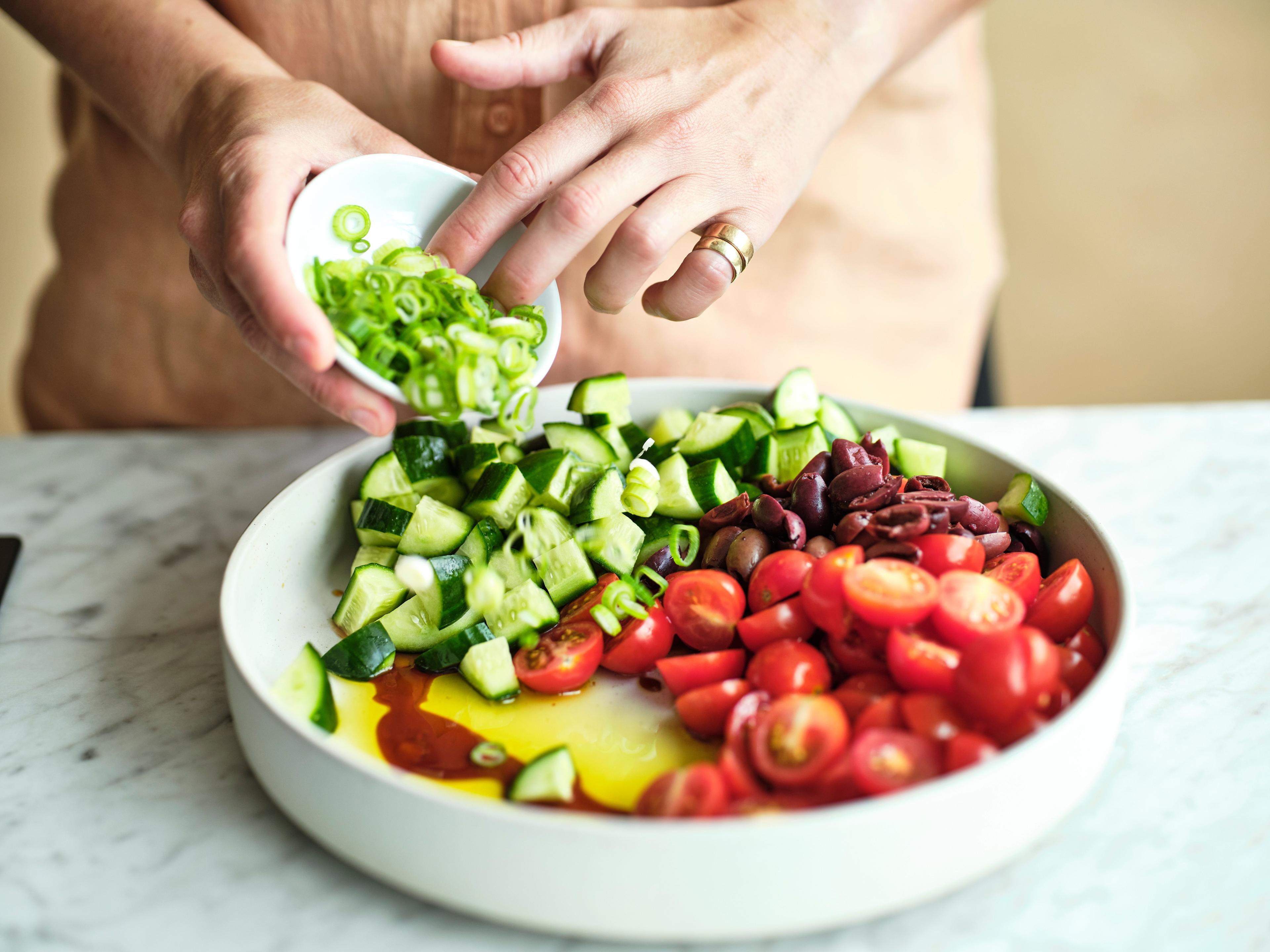 Lamb Kofta with Yoghurt and Salad