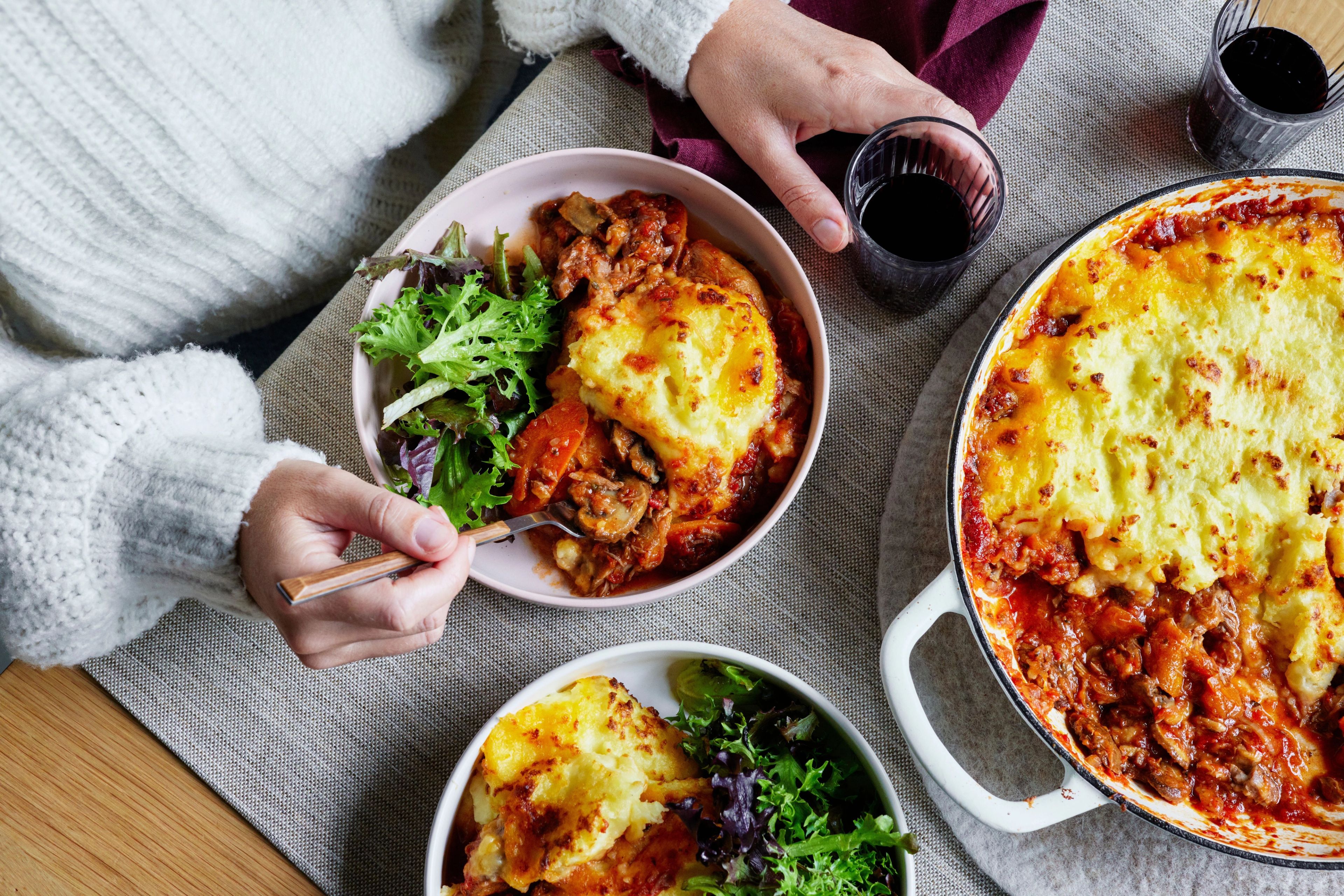 Slow-Cooked Lamb Shank Sheperd's Pie