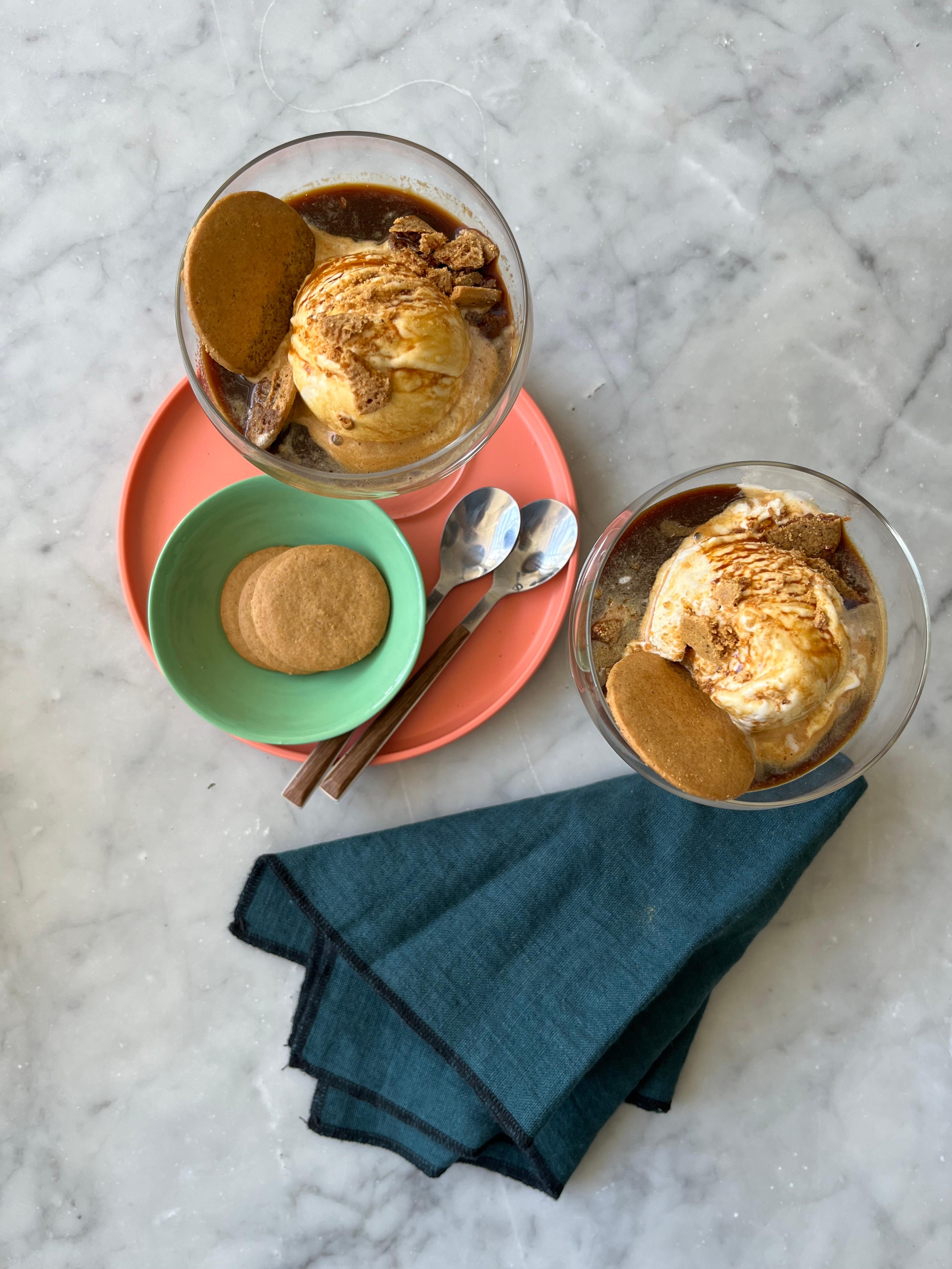 Gingerbread Affogatos