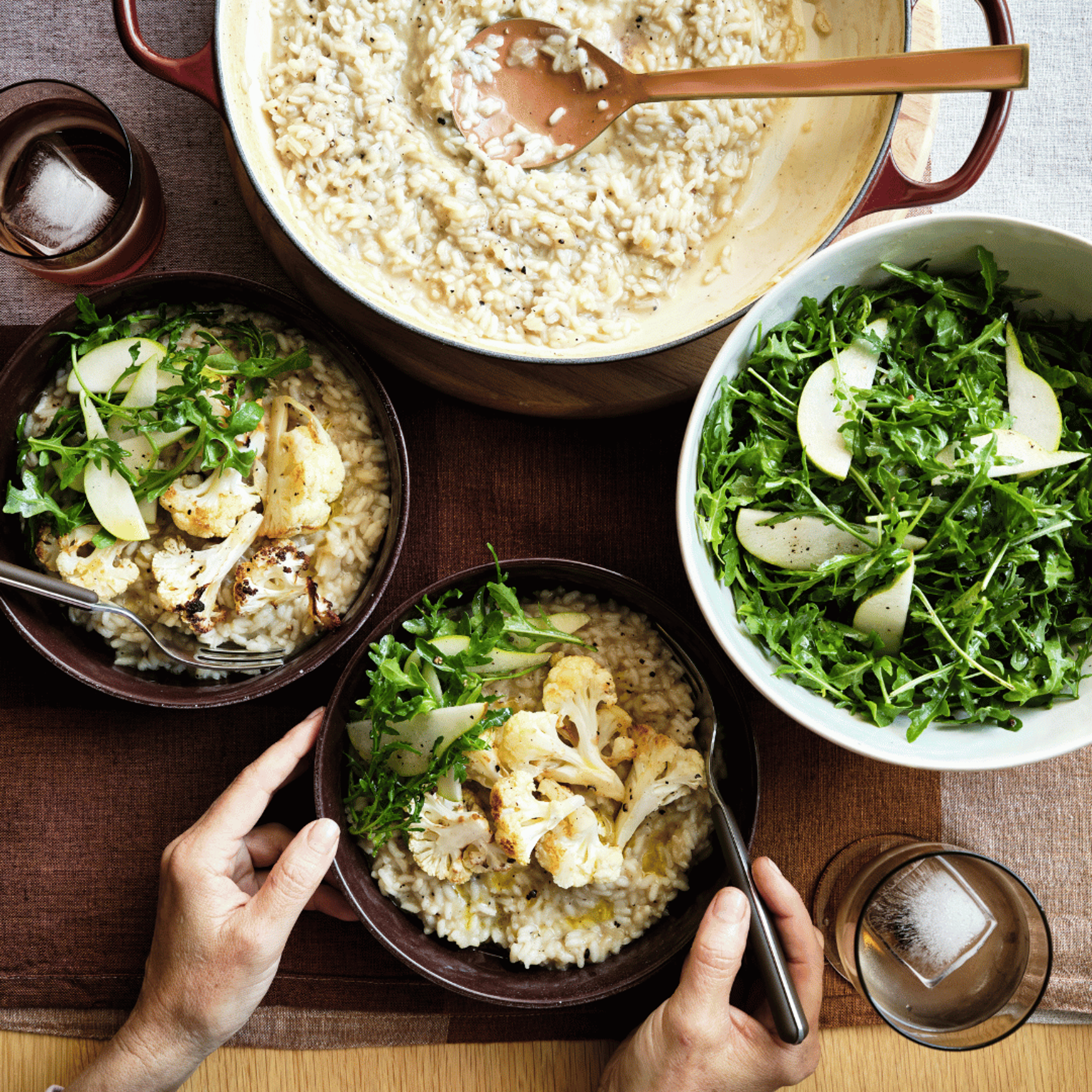 cacio e pepe risotto