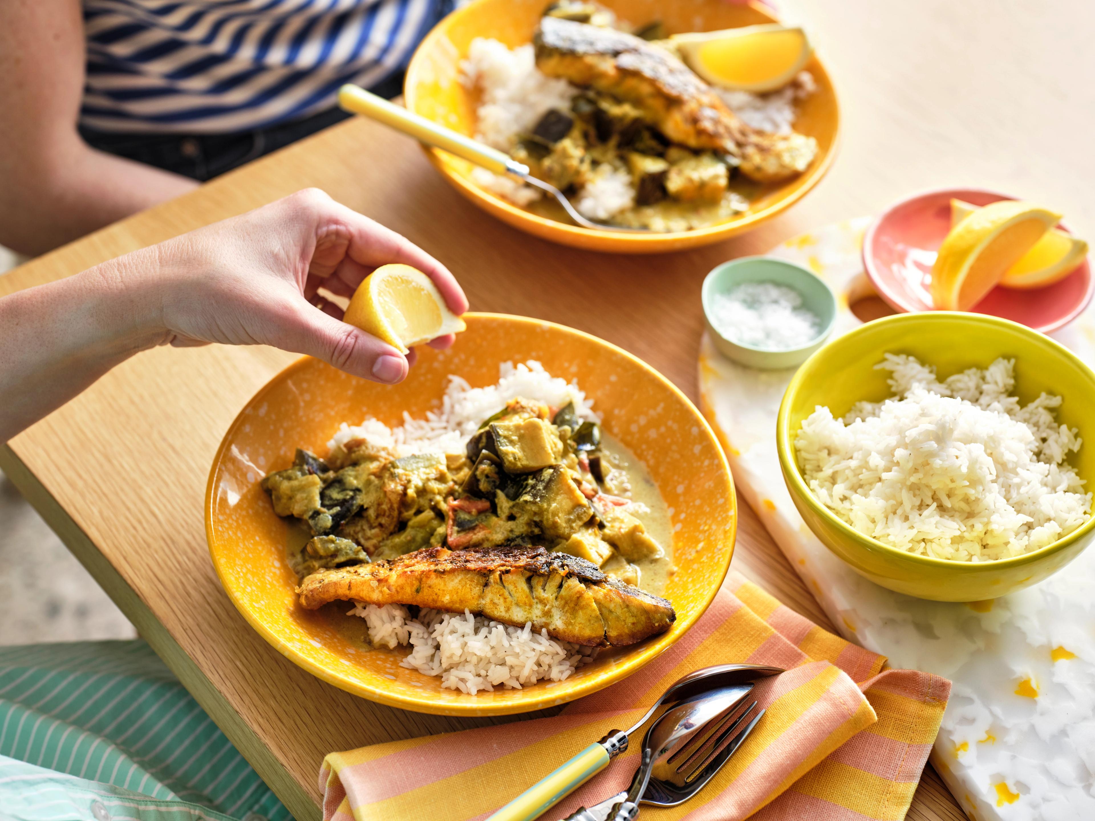 Diana Chan's Keralan Fish Curry with Jasmine Rice