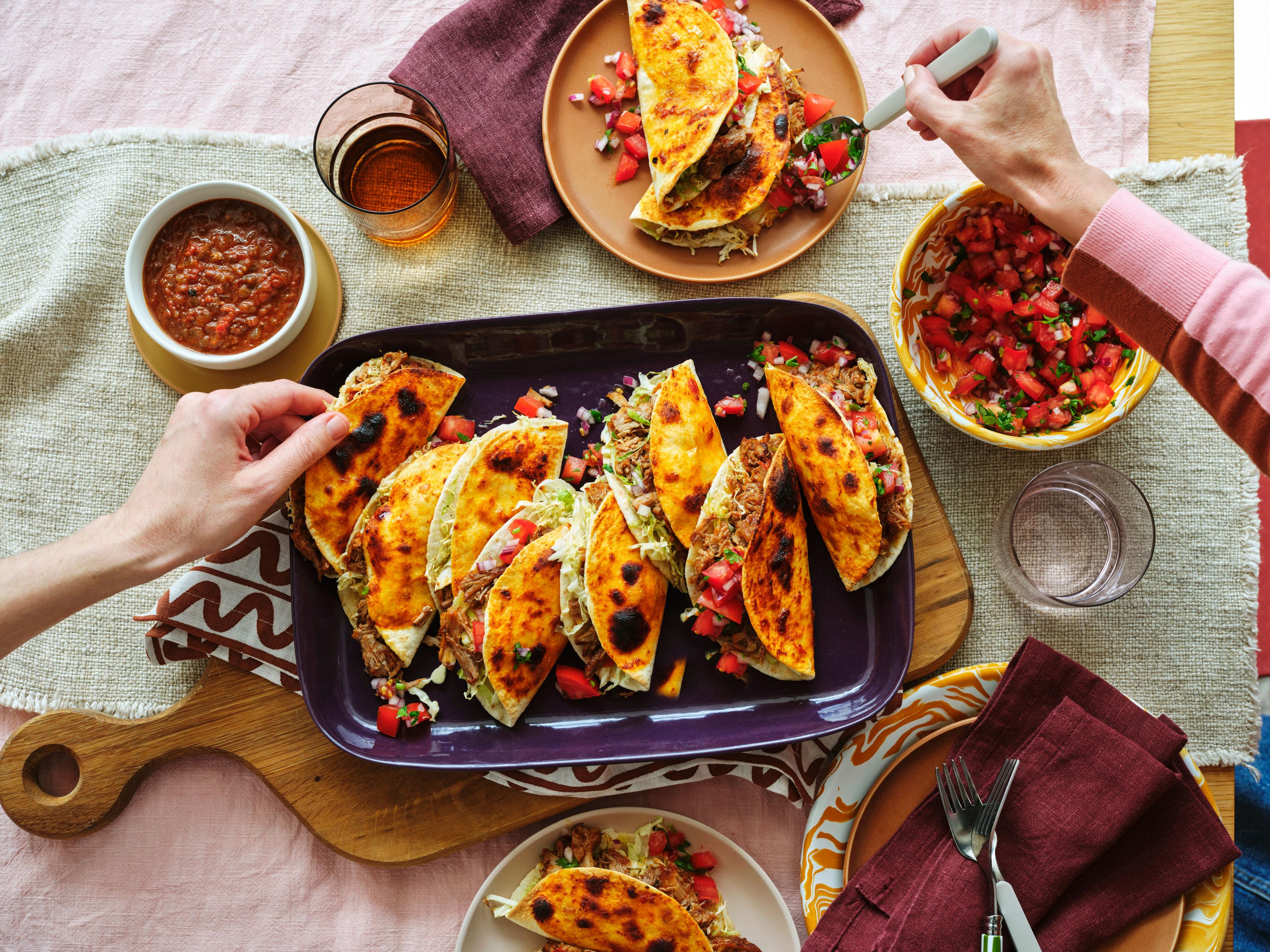 Slow-Cooked Pork Birria Tacos