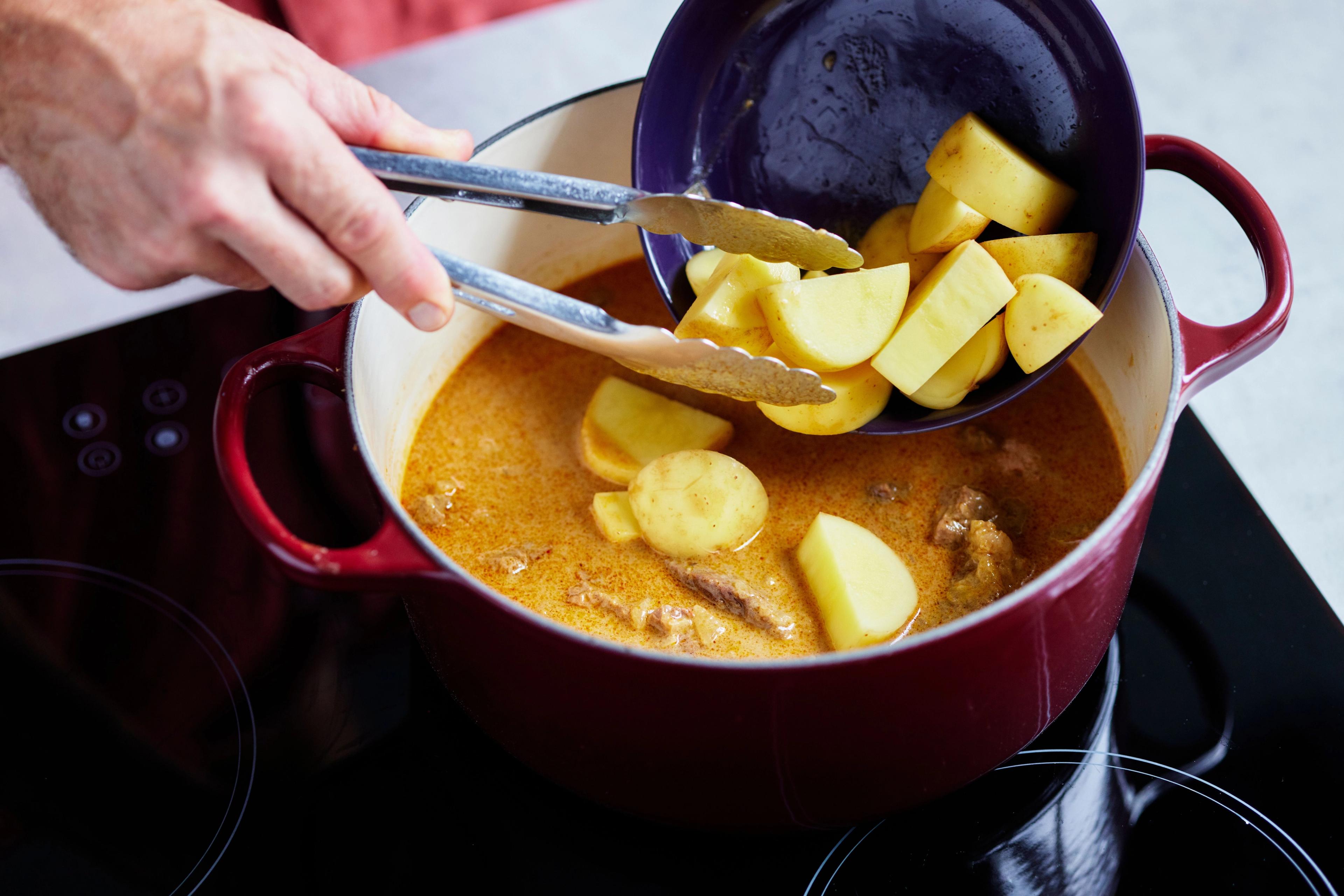 Add Coconut Milk and Water