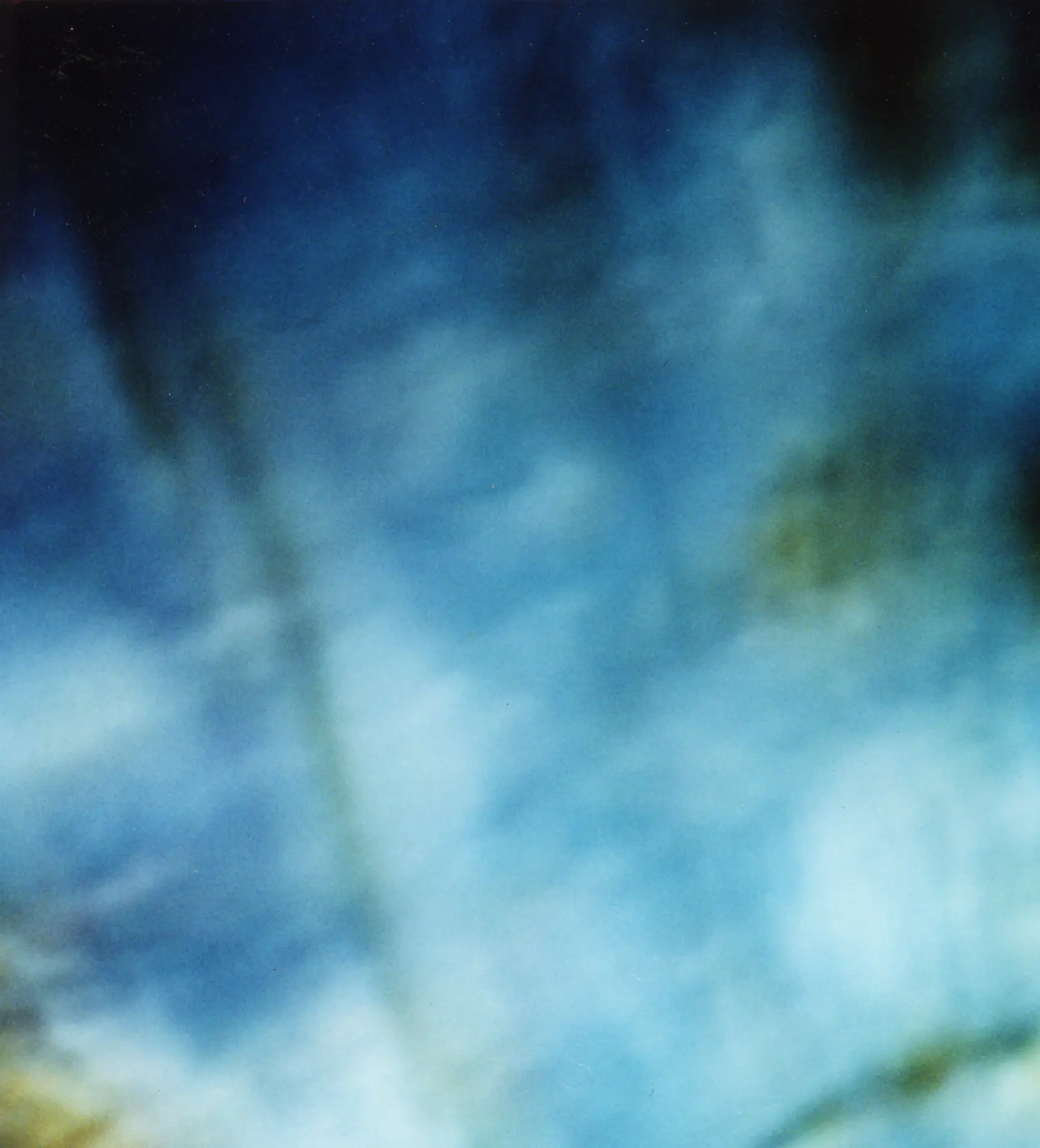 cover of Seeing That Frees without words, abstract blue water shadows on brick
