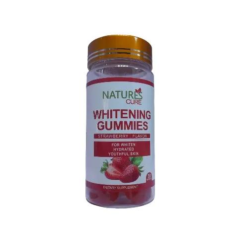 Nature's Cure Whitening Gummies - Strawberry Gummies - 30 Gummies