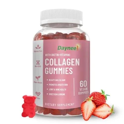 Daynee Collagen Gummies With Biotic + Vitamin - 60 Vegan Gummies