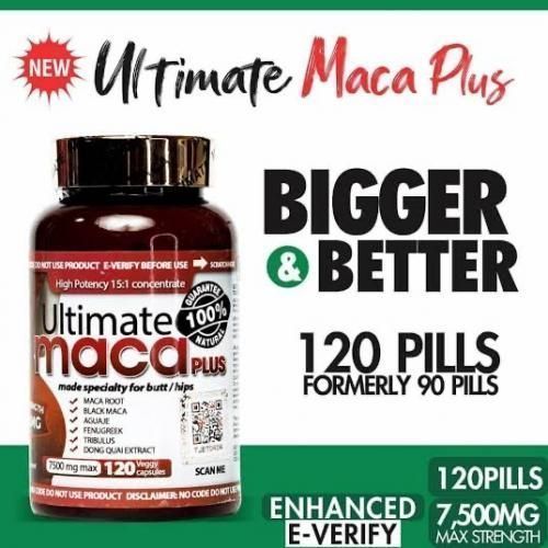 New Ultimate Maca Plus 7500mg For Bigger Butt And Hips