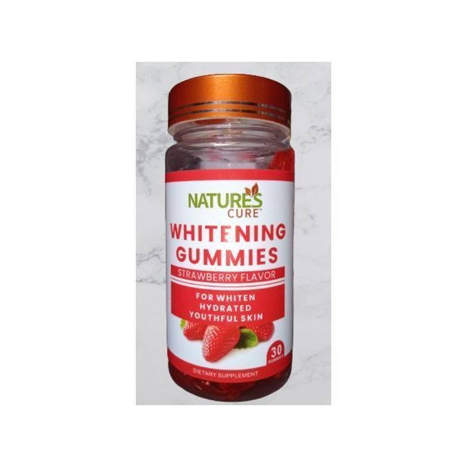 Nature'S Cure Nature Cure Whitening Gummies Strawberry Flavor