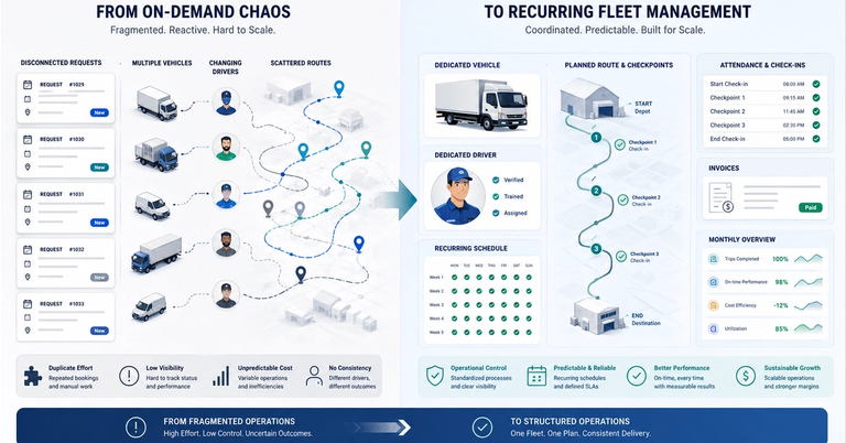 Building a Recurring Logistics Operations Module