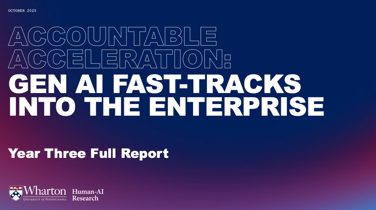 Wharton AI Adoption Report - 2025