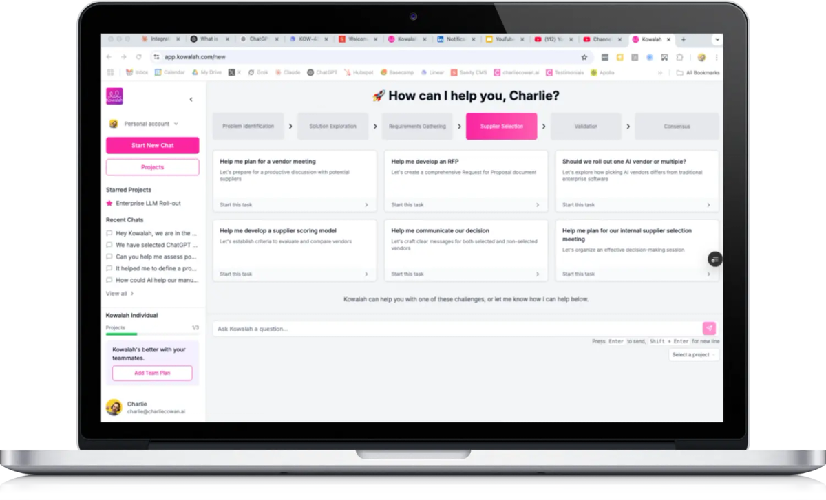 Which AI vendor should we roll out to our employees?
