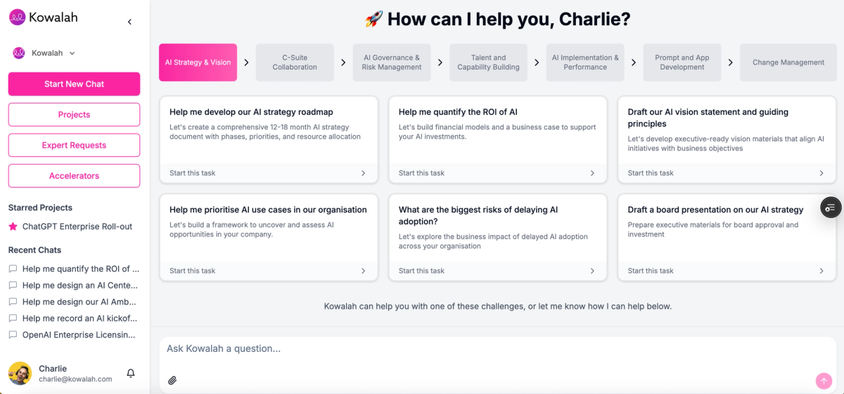 Kowalah - your digital Chief AI Officer