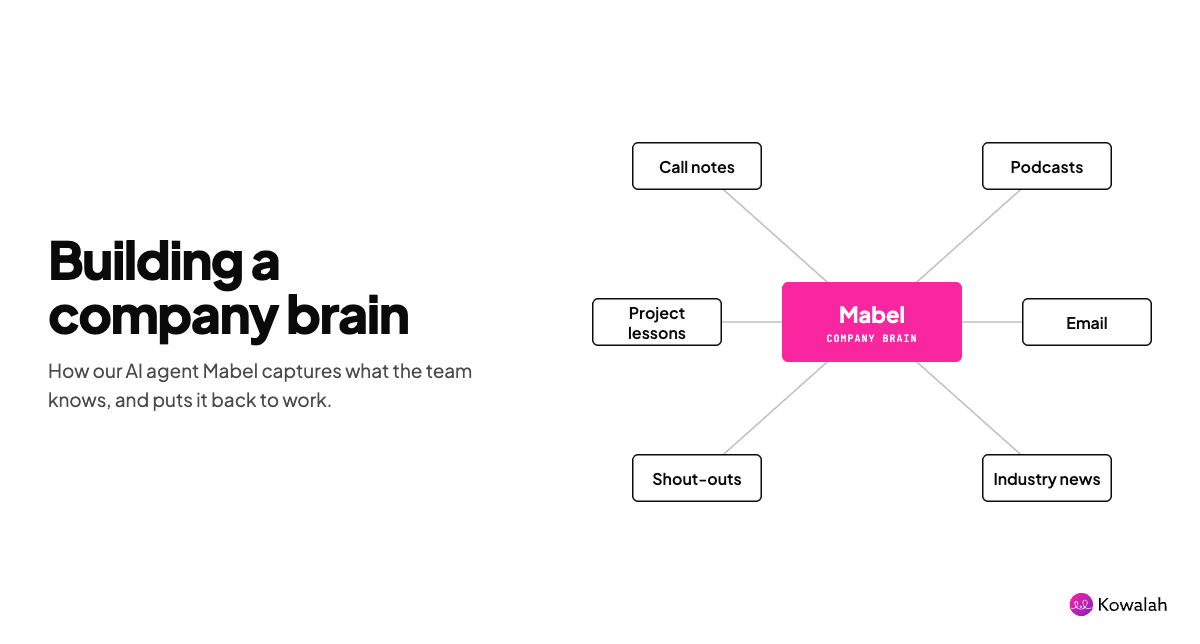 Meet Mabel, how we built our company brain