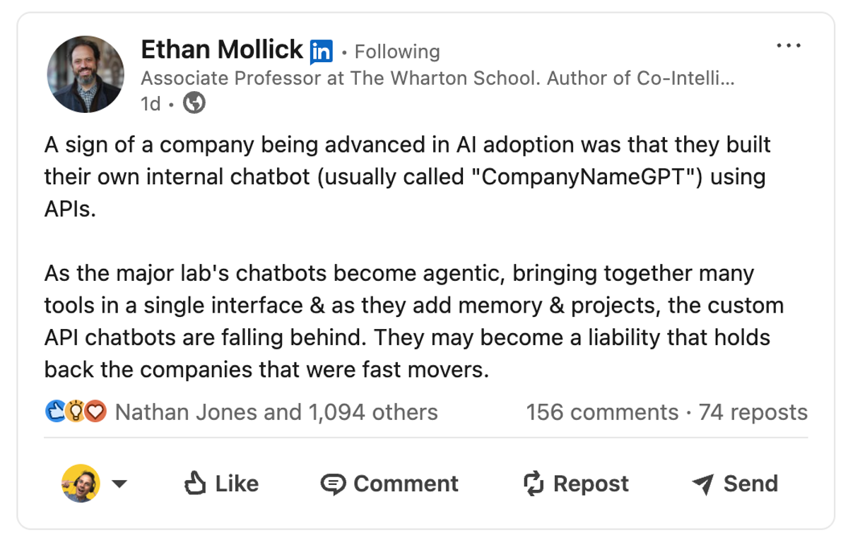 Build vs Buy AI: When Your Custom ChatGPT Platform Becomes an Achilles Heel