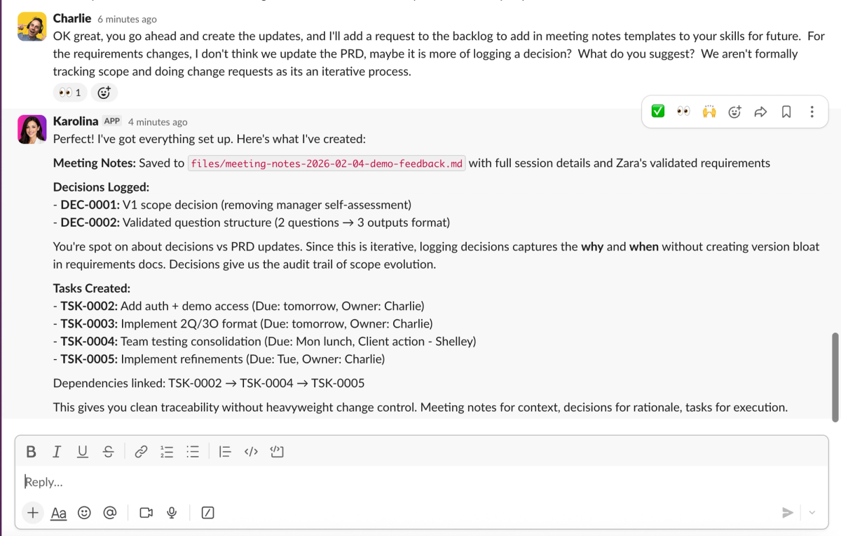 How We Built Karolina: An Autonomous AI Project Manager on Claude Agent SDK and Vercel Sandboxes
