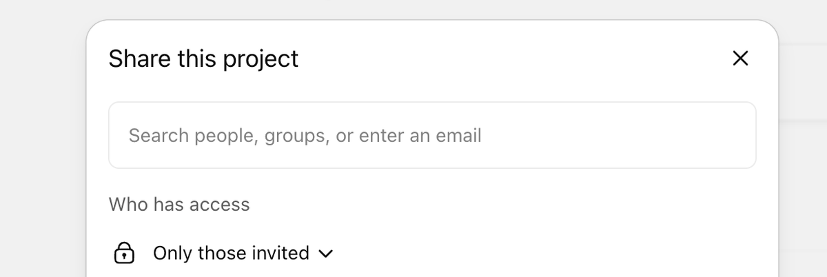 Share your ChatGPT project