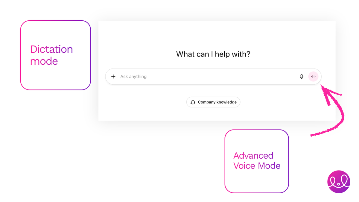 Dictation versus Advanced Voice Mode