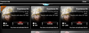Kits bonus