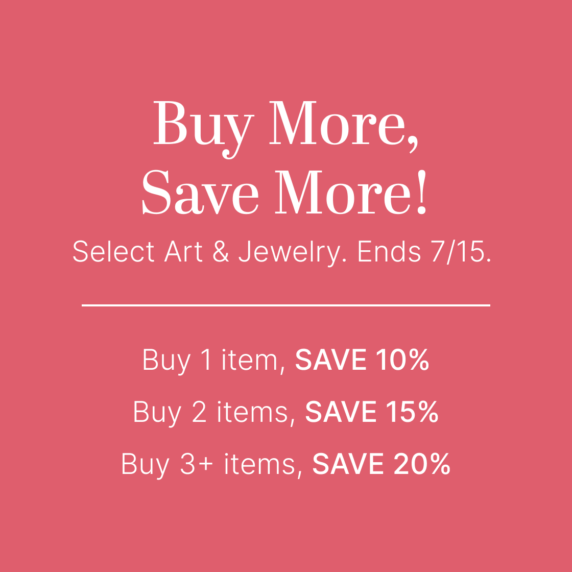 Buy More, Save More