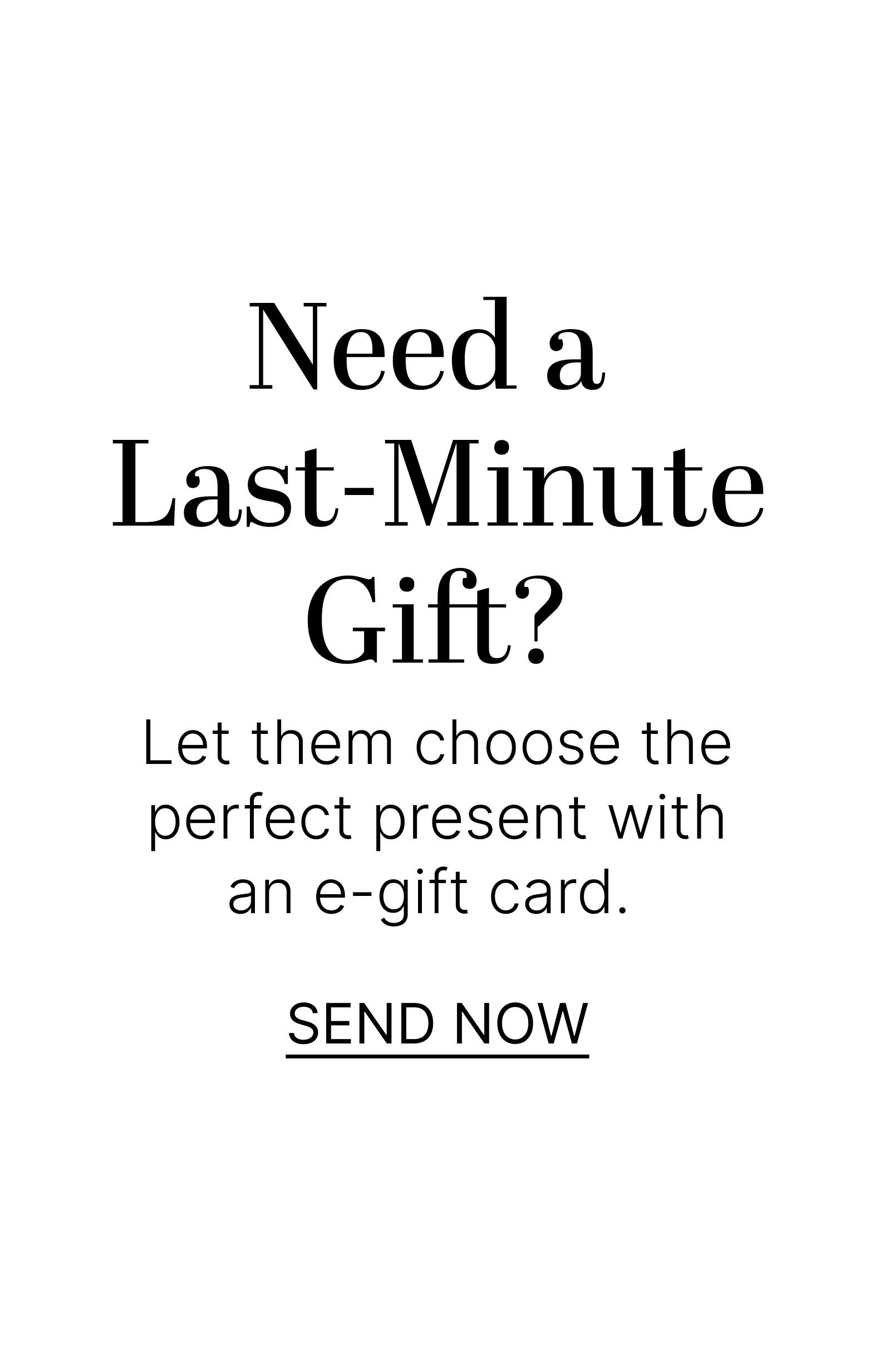 Send an E-Gift Card