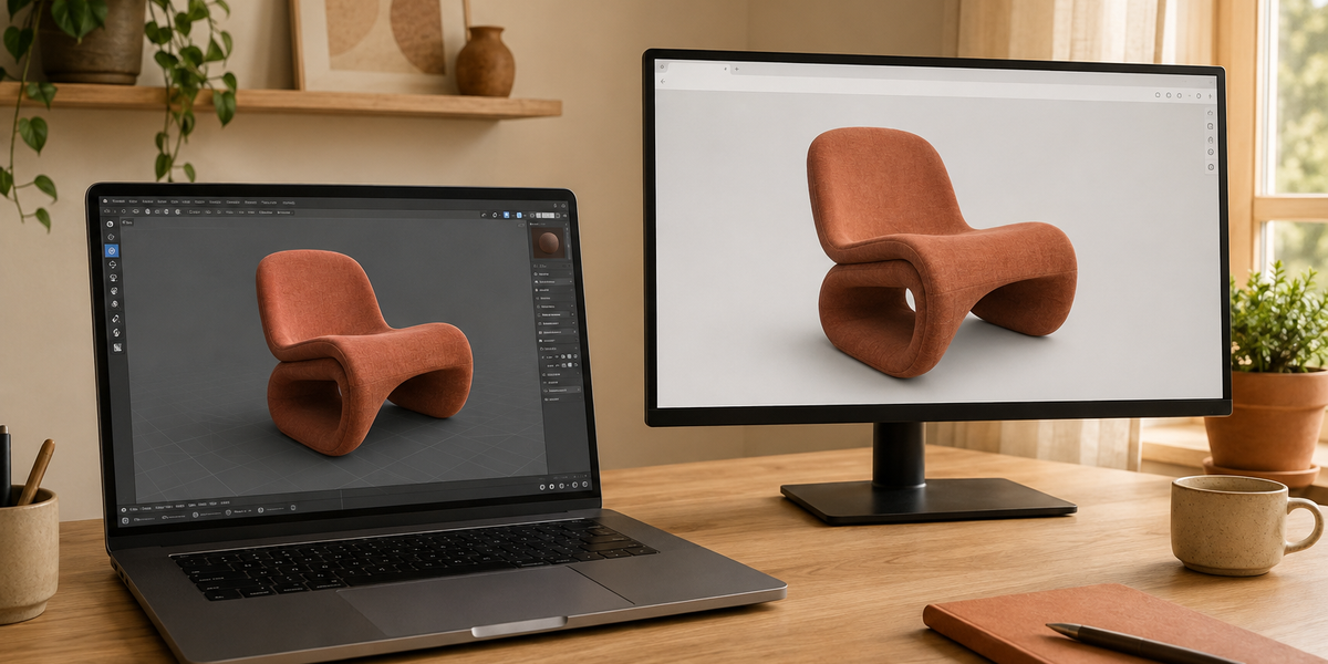 3D Modelling in the Browser vs Desktop, and Where Publishing Happens