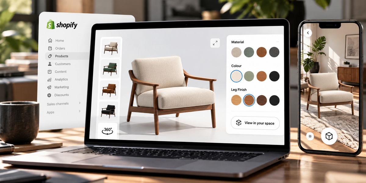 How to Add a 3D Product Configurator to Shopify Without Rebuilding Your Product Experience