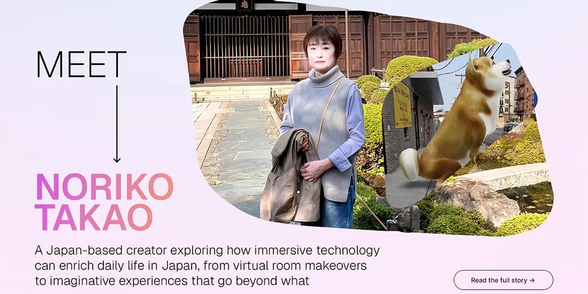 Creator Spotlight: Noriko Takao on Bringing Joy Through Augmented Reality (AR) in Japan