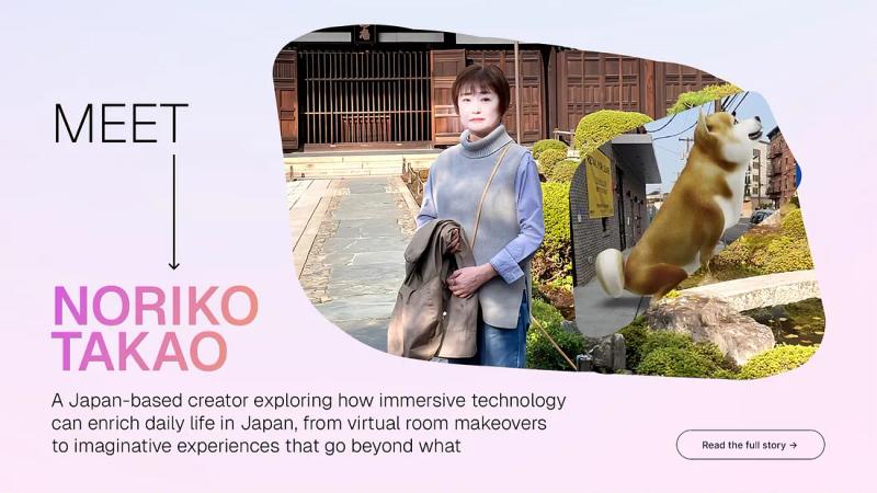 Creator Spotlight: Noriko Takao on Bringing Joy Through Augmented Reality (AR) in Japan