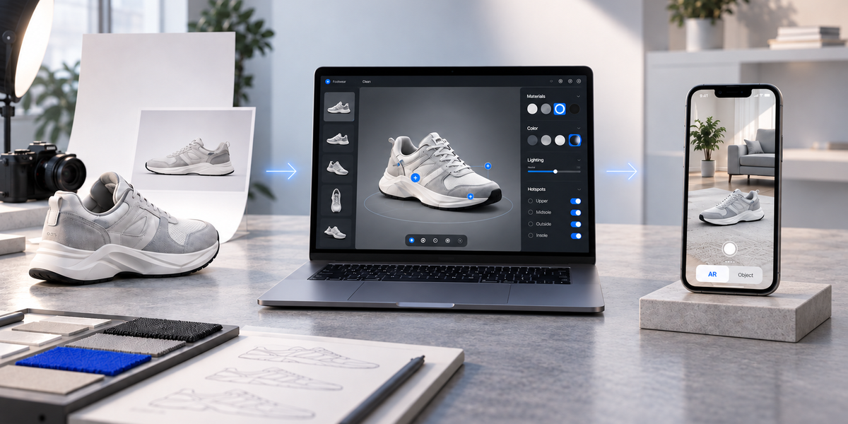  Interactive 3D Content for Ecommerce Websites: A Practical Workflow