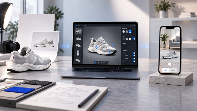 Interactive 3D Content for Ecommerce Websites: A Practical Workflow