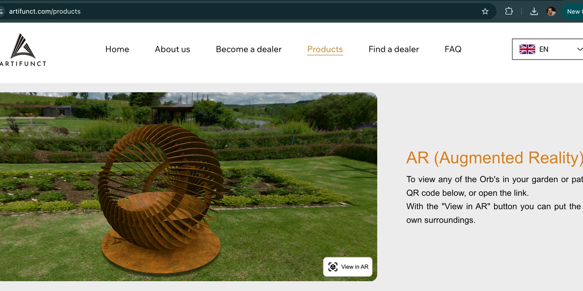 ArtiFunct Redefines Outdoor Elegance with the Power of SwiftXR