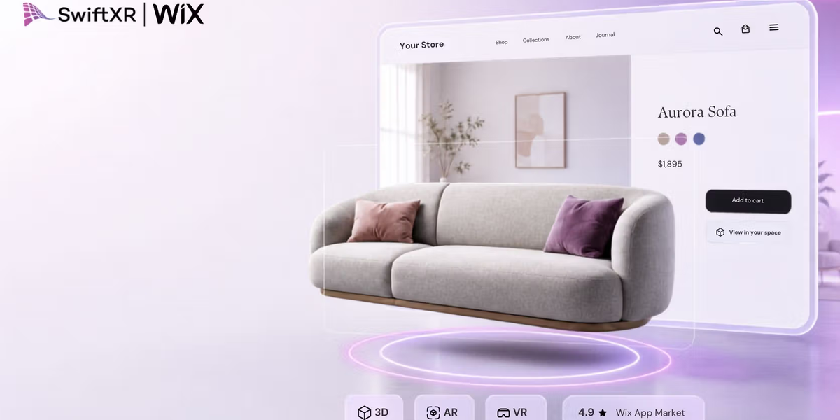 Best 3D, AR and VR Viewer for Wix