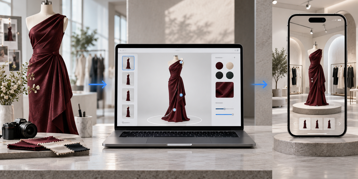 How to Create an Interactive 3D Fashion Showroom Without Code