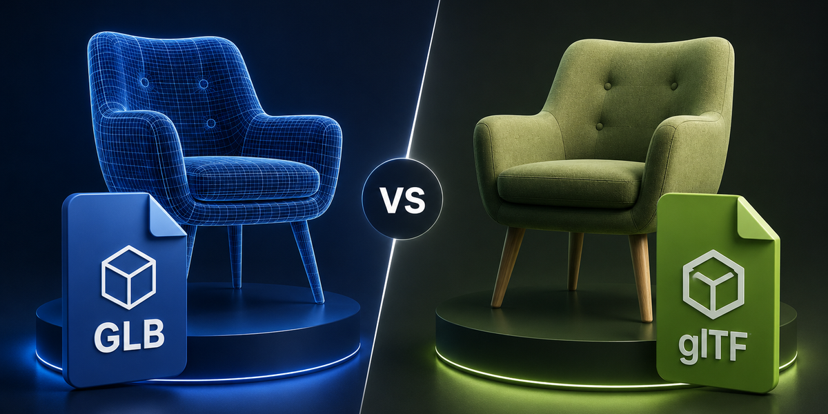 GLB vs glTF for Ecommerce: A 3D Asset Handoff Guide