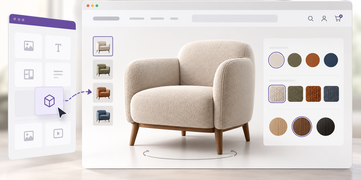 How to Add a 3D Product Configurator to WooCommerce Without Coding