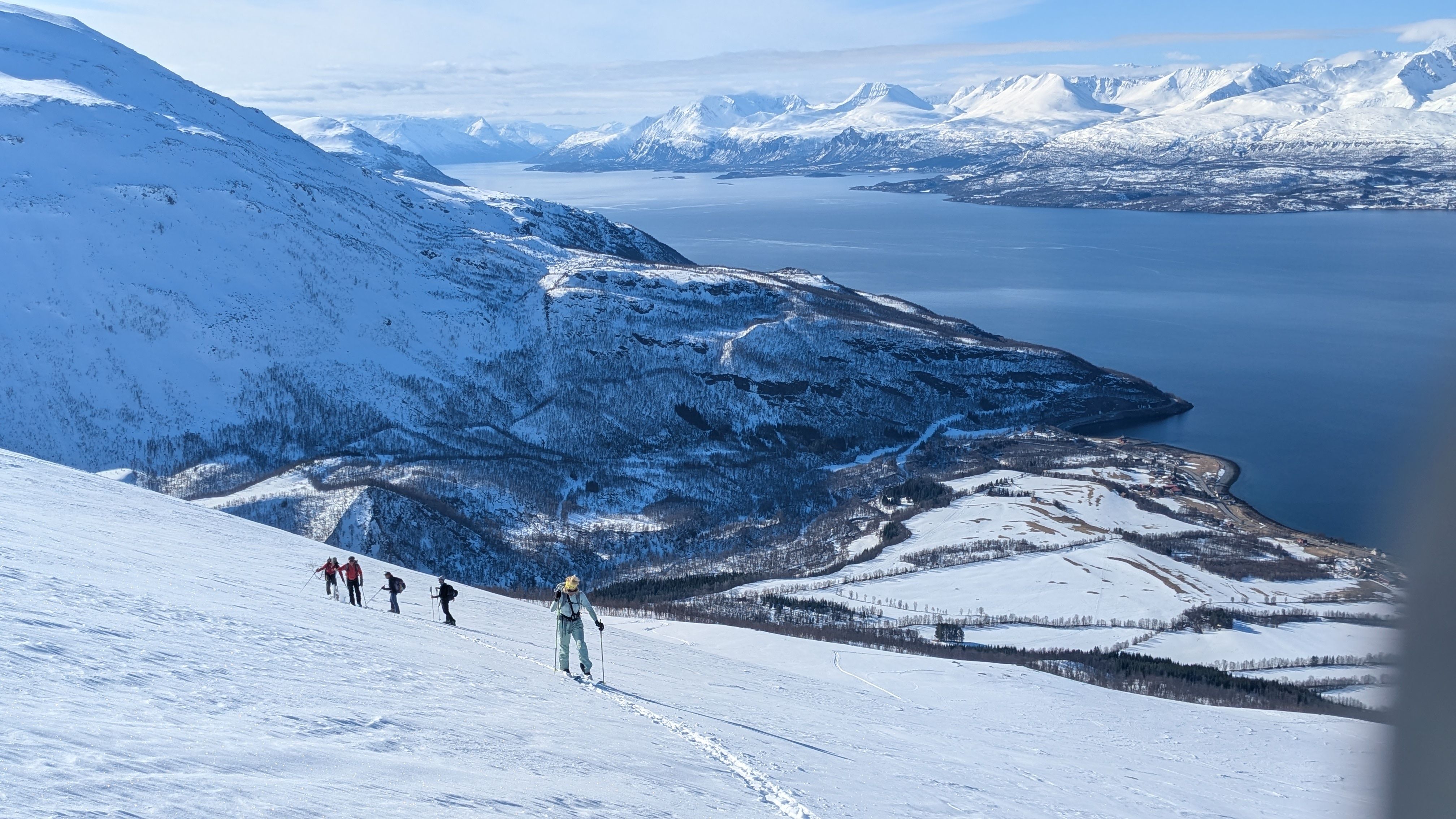 Ski de randonnée dans les Alpes de Lyngen, Norvège