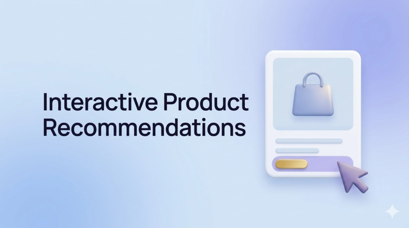 E-Commerce with Interactive Product Recommendations