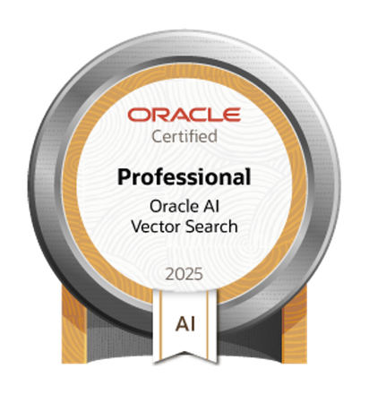 Oracle AI Vector Search Certified Professional Oracle AI Vector Search Certified Professional