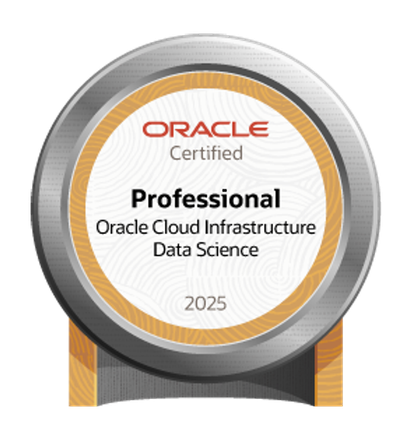 Oracle Cloud Infrastructure 2025 Certified Data Science Professional Oracle Cloud Infrastructure 2025 Certified Data Science Professional