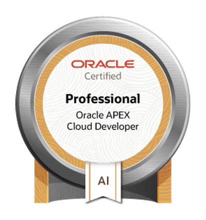 Oracle APEX Cloud Certified Developer Professional Oracle APEX Cloud Certified Developer Professional