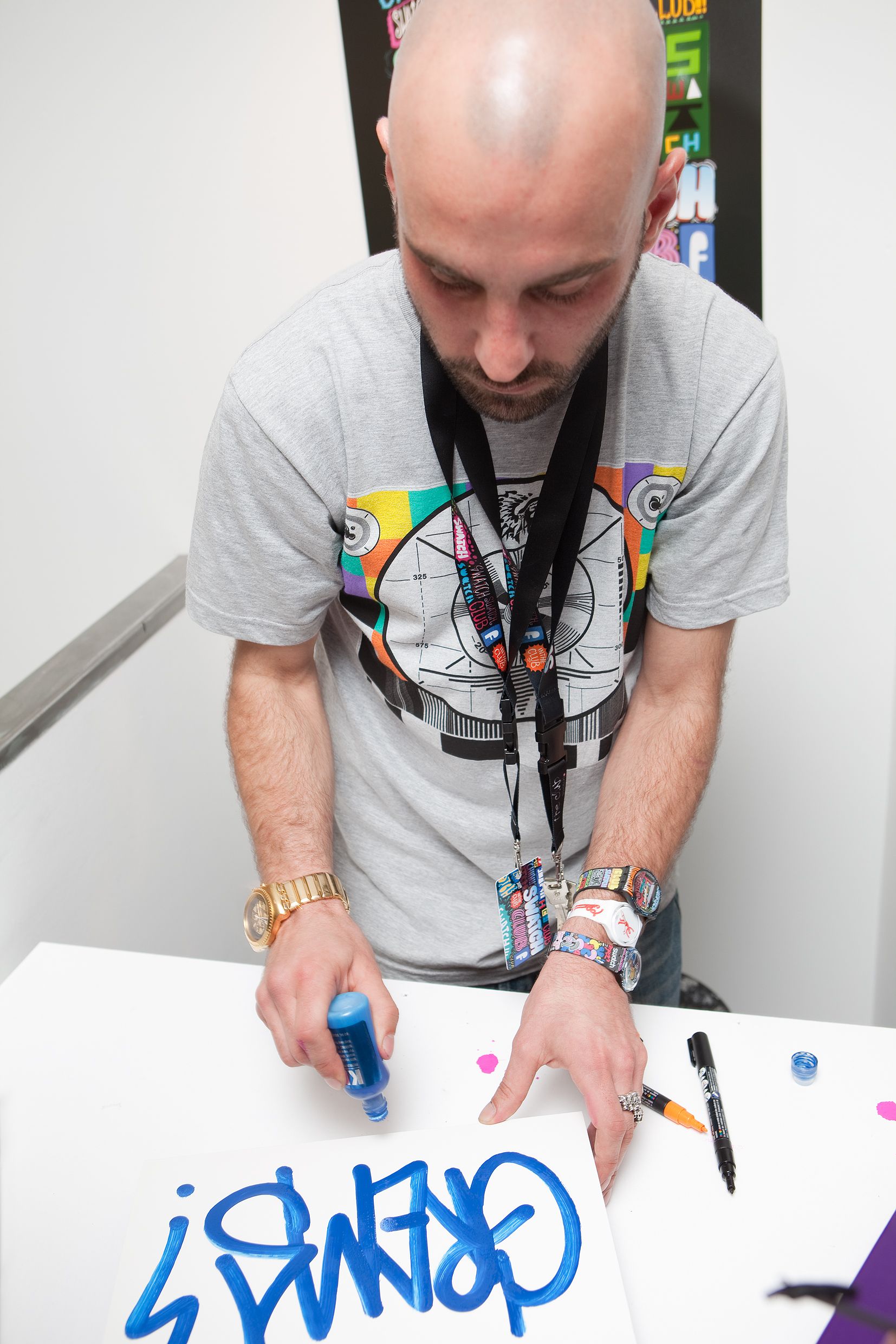 Grems Swatch artist watch launch