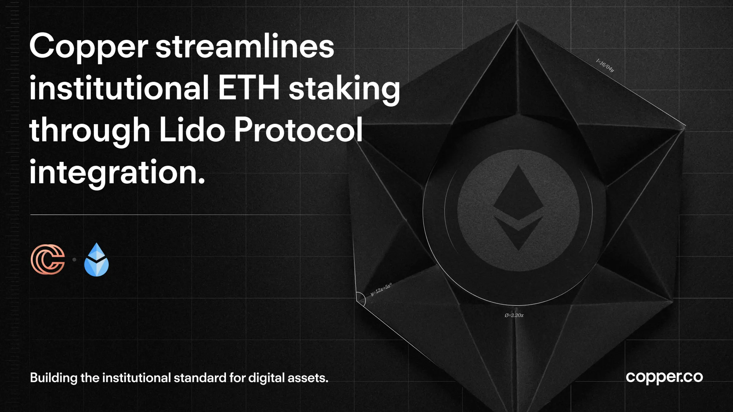 Copper streamlines institutional ethereum staking through Lido Protocol  integration